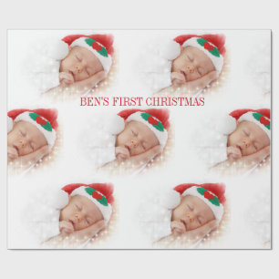 BABY ERSTE CHRISTMAS WRAPPING PAPIER GESCHENKPAPIER