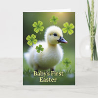 Baby erste Ostern-Szene Karte