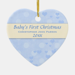 Baby-erste Weihnachtsverzierung Keramik Ornament