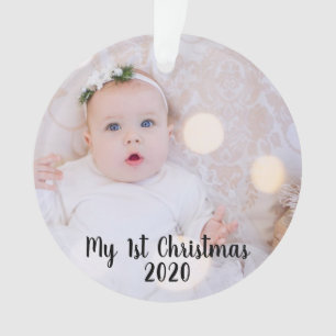 Baby Erstes Weihnachtsgeschenk - Foto Ornament