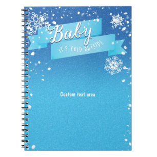 Baby es ist Cold Outside Winter Journal Notebook Notizblock