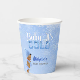 Baby Es ist Cold Snowflake Blue Boy Dusche Pappbecher