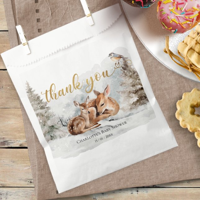 Baby es ist kalt außerhalb Baby Dusche Danke Karte Geschenktütchen (Von Creator hochgeladen)