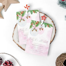 Baby es ist kalt außerhalb Weihnachts Mädchen Dusc