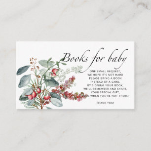 Baby es ist kalt draußen Babydusche Bücher für Bab Begleitkarte