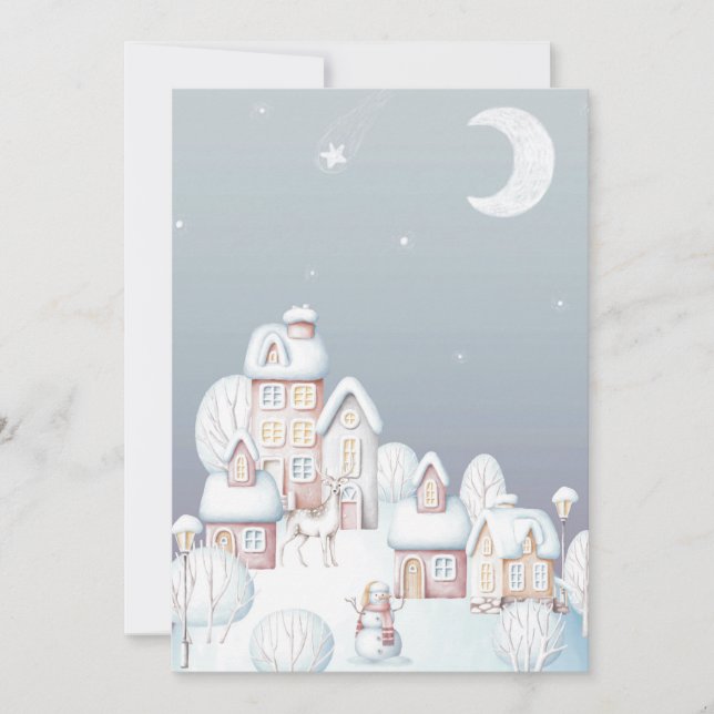 Baby es ist kalt draußen Babydusche leere Karte (Vorderseite)