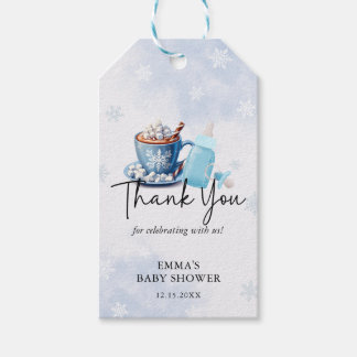 Baby, es ist kalt draußen Danke Winter Geschenkanhänger
