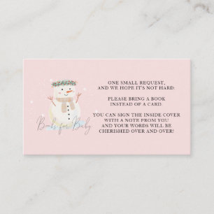 Baby Es ist kalt draußen Duschbücher für Babykarte Platzkarte