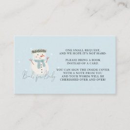 Baby Es ist kalt draußen Duschbücher für Babykarte Platzkarte