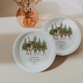 Baby Es ist kalt draußen Hirschbaby-Dusche Pappteller