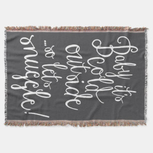 Baby Es ist kalt draußen im Winter Decke