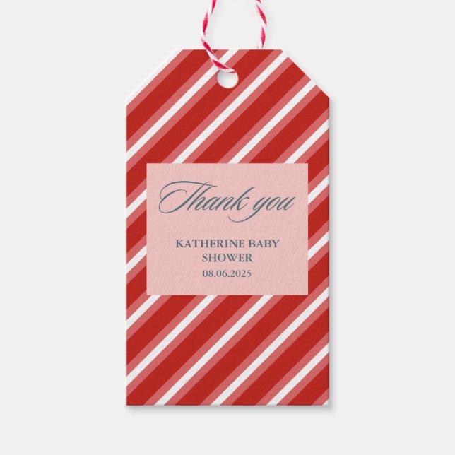 Baby Es ist kalt draußen im Winter gefühlte Babydu Geschenkanhänger (Vorderseite)