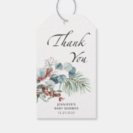 Baby es ist kalt draußen immergrün danke Geschenk Geschenkanhänger