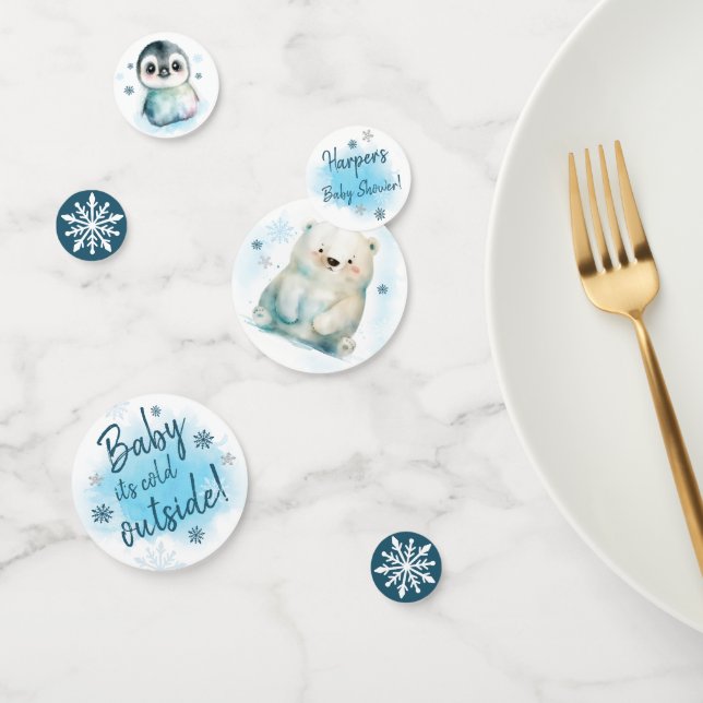 Baby Es ist kalt draußen Konfetti (Gruppe)