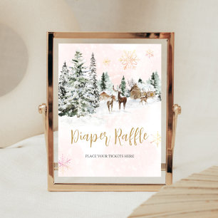 Baby Es ist kalt draußen Mädchen Winter Diaper Raf Poster