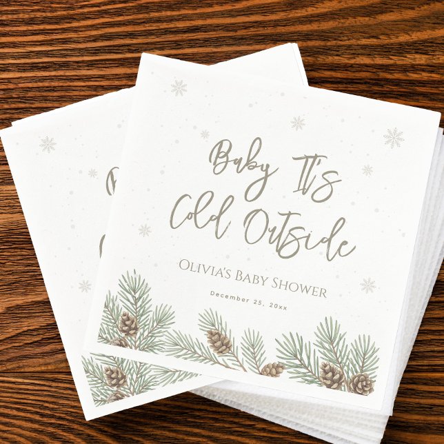 Baby Es ist kalt draußen Serviette (Von Creator hochgeladen)