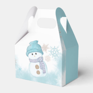 Baby Es ist kalt draußen Snowman Babydusche Geschenkschachtel