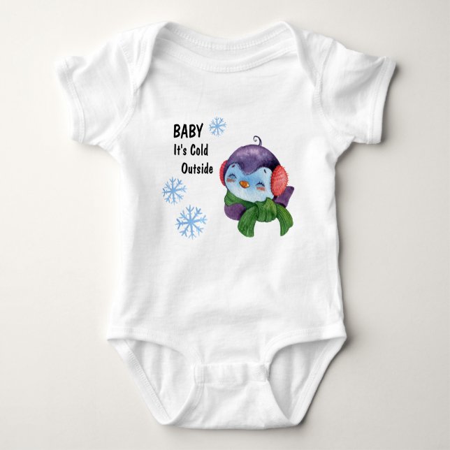 Baby Es ist kalt draußen T - Shirt (Vorderseite)