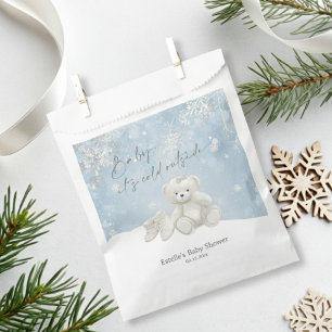 Baby, es ist kalt draußen Teddy-Bär Winter-Andenke Geschenktütchen