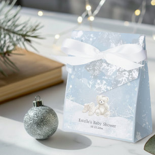 Baby, es ist kalt draußen Teddy Bär Winter Geschen Geschenkschachtel