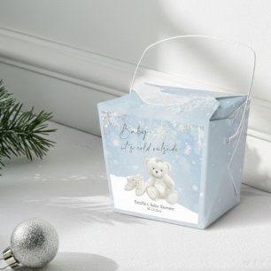 Baby, es ist kalt draußen Teddybär-Wunderland Geschenkschachtel