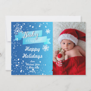 Baby, es ist kalt draußen Weihnachten Foto