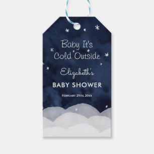 Baby Es ist kalt draußen Whimsical Baby Dusche Geschenkanhänger