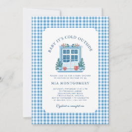 Baby Es ist kalt draußen Winter Baby Dusche Einladung