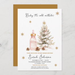 Baby es ist kalt draußen Winter Baby Dusche Einladung