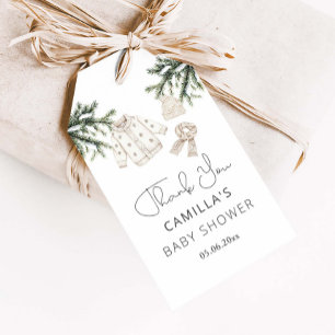 Baby Es ist kalt draußen Winter Baby Dusche Geschenkanhänger