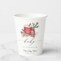 Baby Es ist kalt draußen Winter Baby Dusche