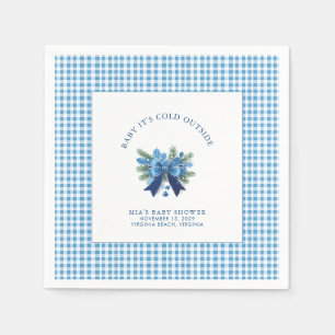 Baby Es ist kalt draußen Winter Baby Dusche Serviette