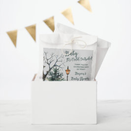 Baby Es ist kalt draußen, Winter Themed Baby Dusch Geschenktütchen