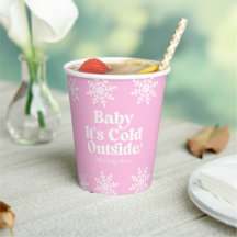 Baby Es ist kalt im Freien Pink Snowflake Babydusc
