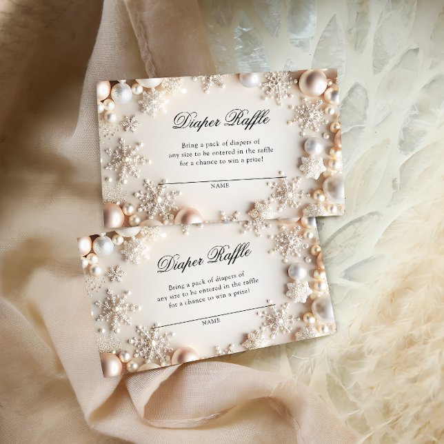 Baby Es ist kalt im Freien Windeln Raffle Tickets Begleitkarte (Von Creator hochgeladen)