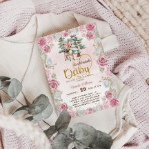 Baby Es ist kalte Blumentierirschdusche