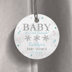 Baby Es ist kalte Outside Boys Winter Baby Dusche Geschenkanhänger