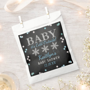 Baby Es ist kalte Outside Boys Winter Baby Dusche Geschenktütchen
