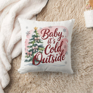 Baby, es ist kalte Outside Winter Baby Dusche Kissen