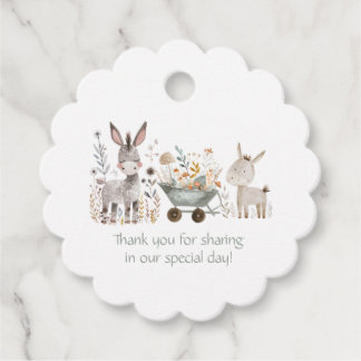 Baby-Esel-Baby-Party |  Geschenkanhänger