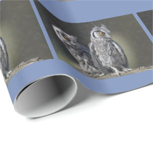 Baby-Eulen-Geschenkpapier Geschenkpapier