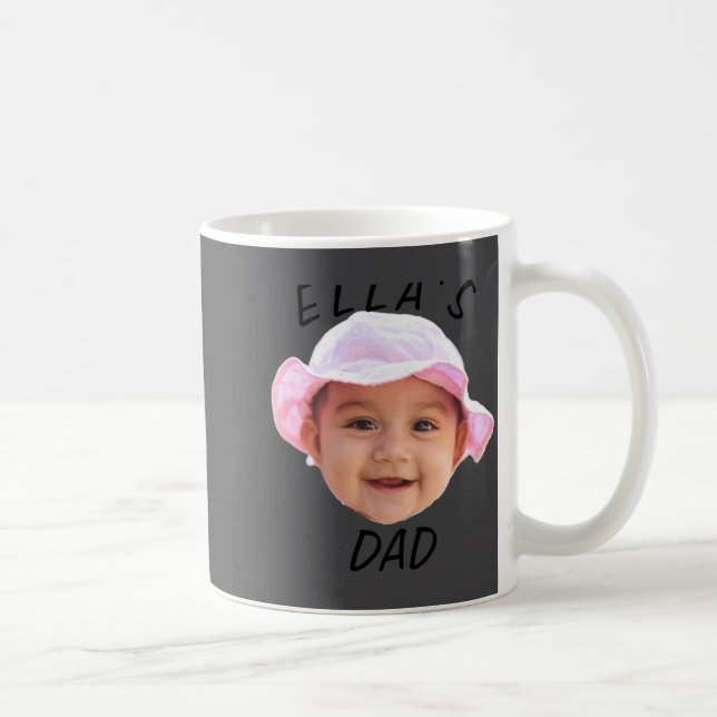 Baby Face Photo New Dad _1  Kaffeetasse (Rechts)
