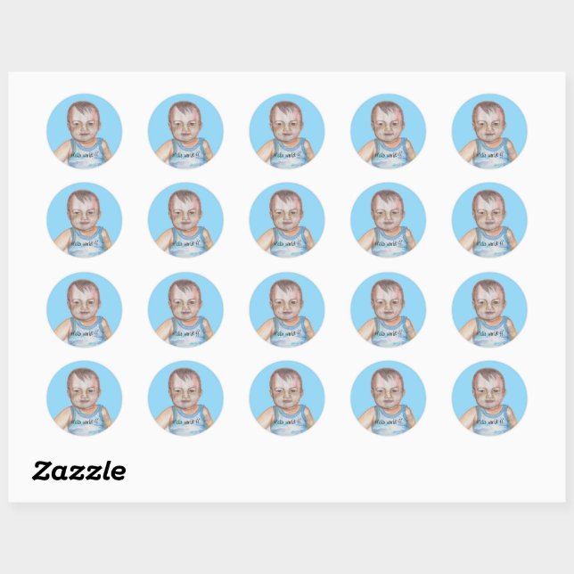 BABY FACE Sticker (Blatt)