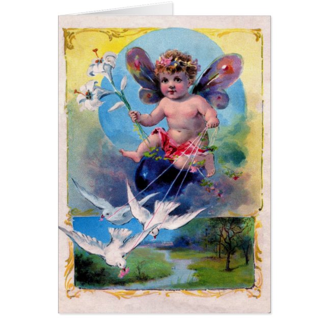 BABY FAIRY MIT DOVES, Blue Saphiire (Vorne)
