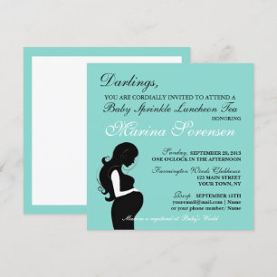 BABY & Family Sprinkle Dusche Tee Party Einladung