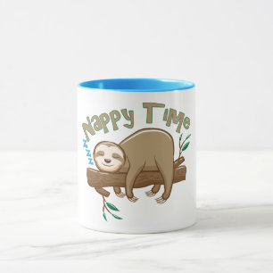Baby-Faultier-Familien-Tasse Tasse