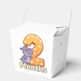 baby Favor Boxes 2 months Geschenkschachtel