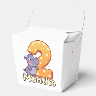 baby Favor Boxes 2 months Geschenkschachtel