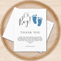 Baby Feet Baby Dusche Vielen Dank