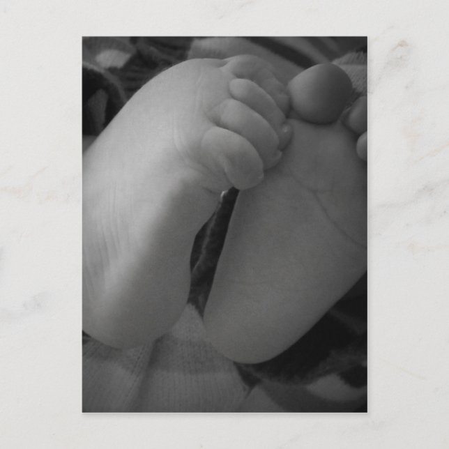 Baby Feet Postkarte (Vorderseite)